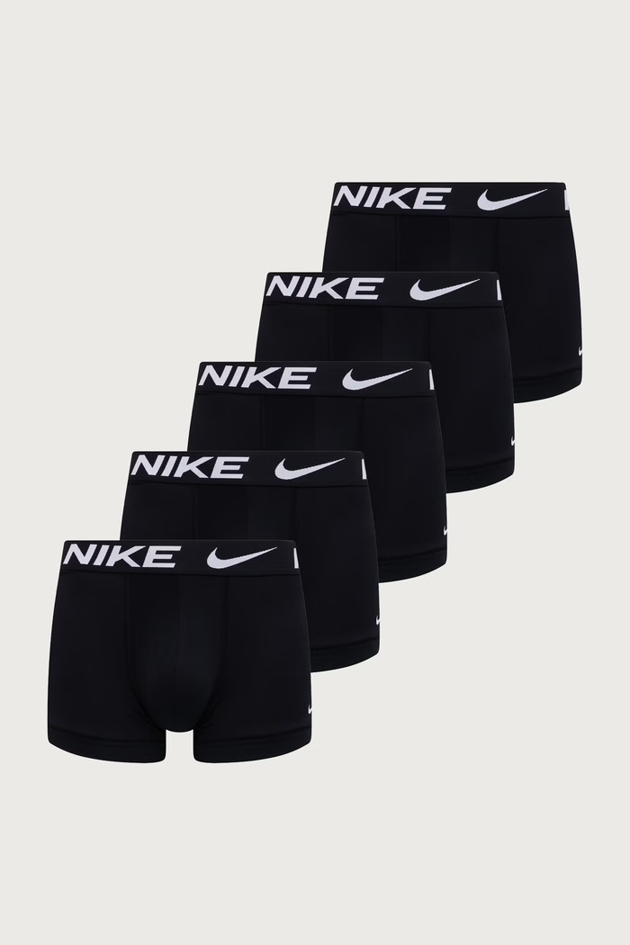 Nike přiléhavé boxerky pánské 5-pack černá NQ00KE1318