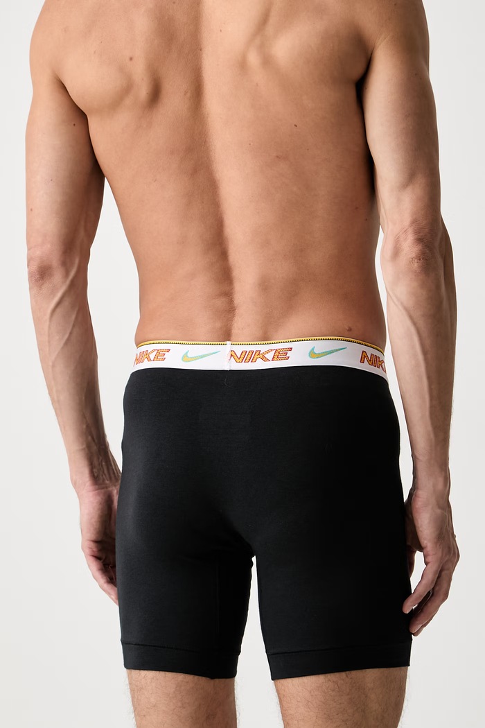 Nike přiléhavé boxerky pánské bavlněné s elastanem 3-pack NQ00KE1286 černá