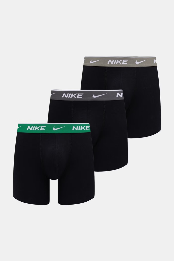 Nike bokserki dopasowane męskie bawełniane z elastanem 3-pack czarny NQ00KE1285.D3Y
