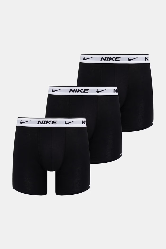 Nike bokserki dopasowane męskie bawełniane z elastanem 3-pack czarny NQ00KE1285.6D7