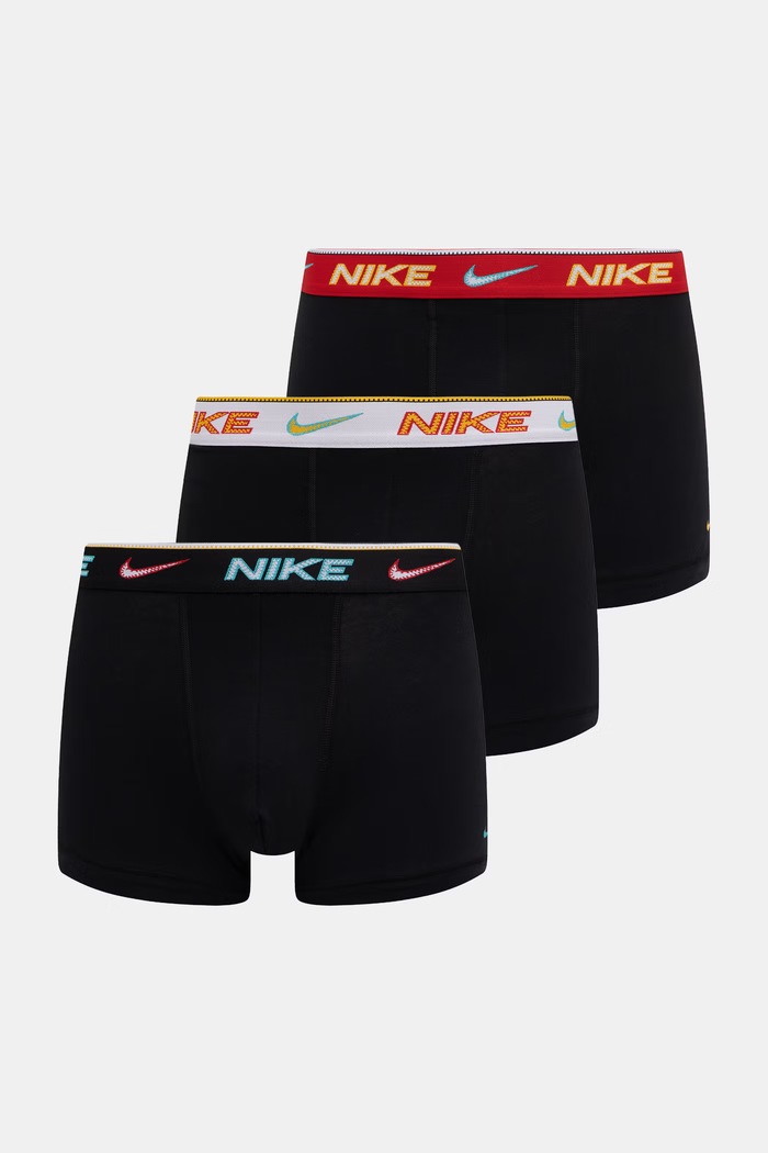 Nike bokserki męskie bawełniane z elastanem 3-pack czarny NQ00KE1284.EX3