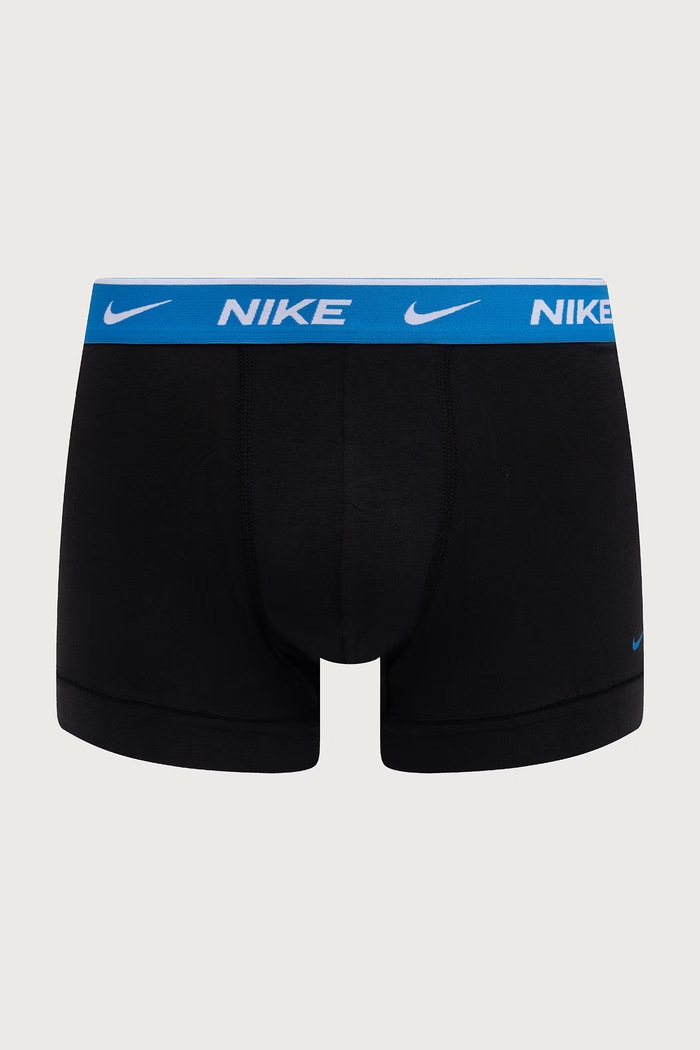 Bokserki męskie bawełniane z elastanem 3-pack Nike NQ00KE1284.4HS czarny