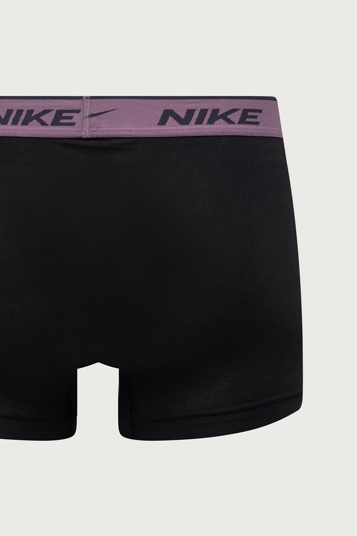 Bokserki męskie bawełniane z elastanem 3-pack Nike czarny NQ00KE1284.070