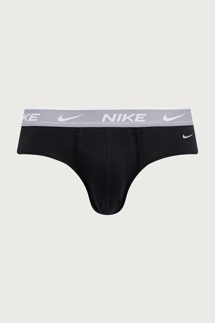 Odzież Nike Slipy męskie bawełniane z elastanem 3-pack NQ00KE1283.4HS czarny