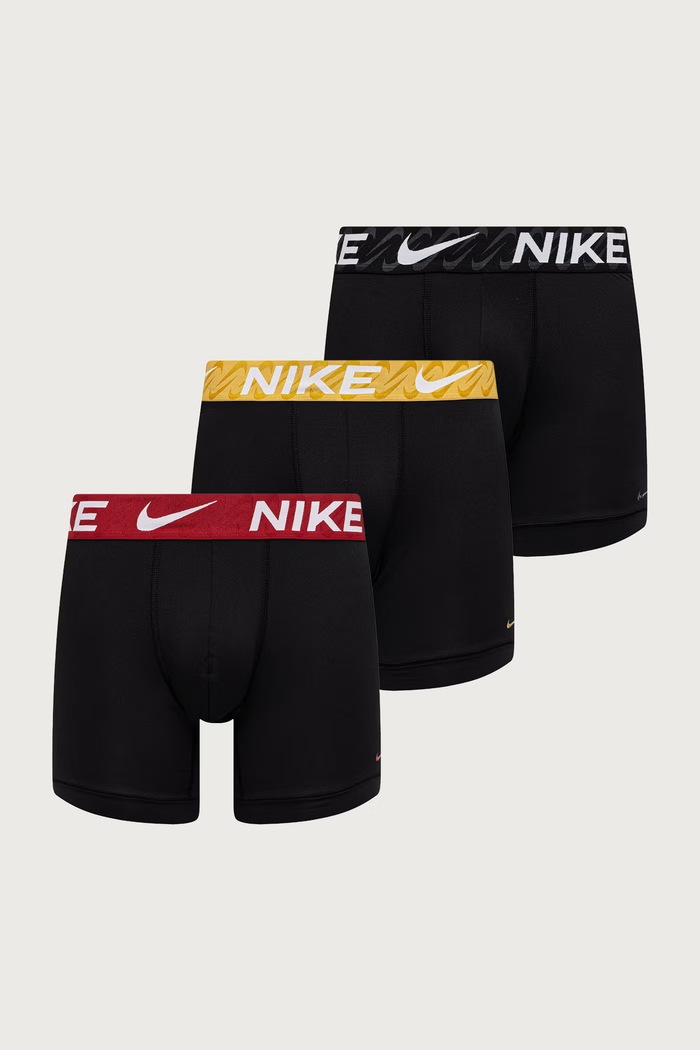 Nike Bokserki dopasowane męskie 3-pack czarny 0000KE1157.SRX