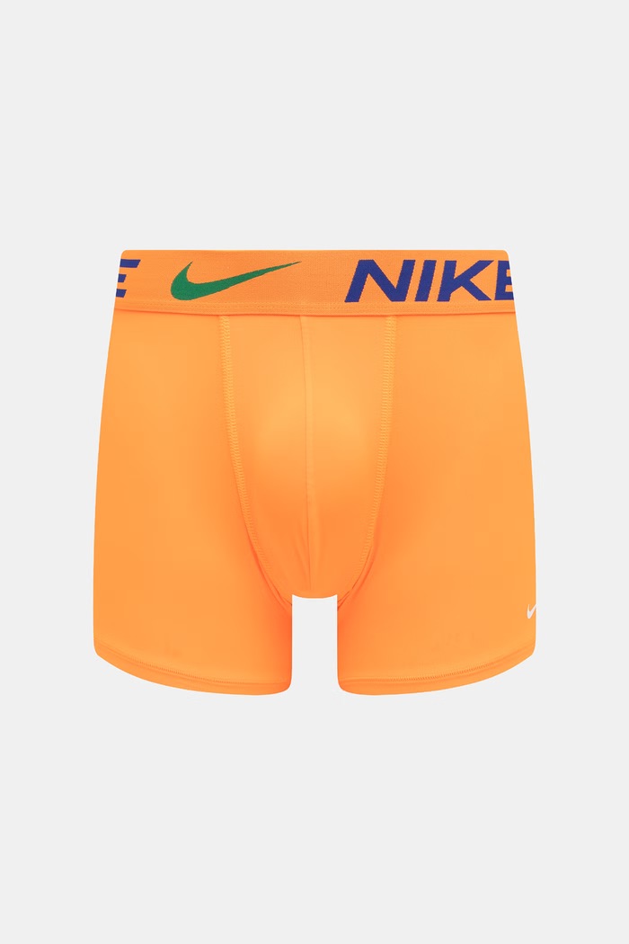 Odzież Nike bokserki dopasowane męskie bawełniane z elastanem 3-pack 0000KE1157.BJY zielony