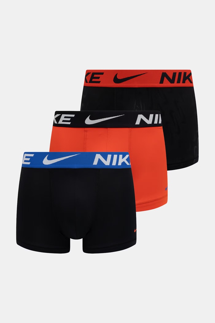 Nike bokserki dopasowane męskie 3-pack czarny 0000KE1156.EXX