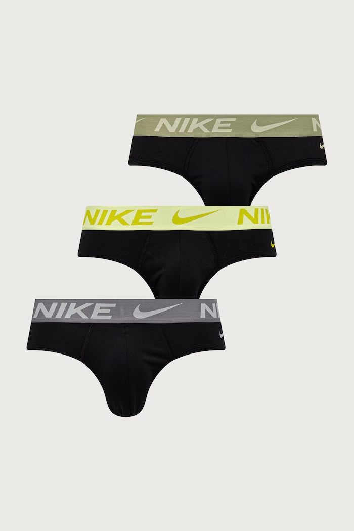 Nike Slipy męskie 3-pack czarny 0000KE1155.OK8
