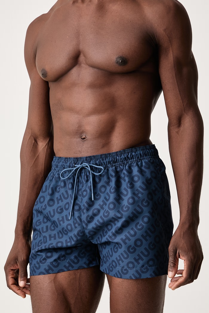 HUGO Szorty kąpielowe męskie KALY_Swim short niebieski 50566617
