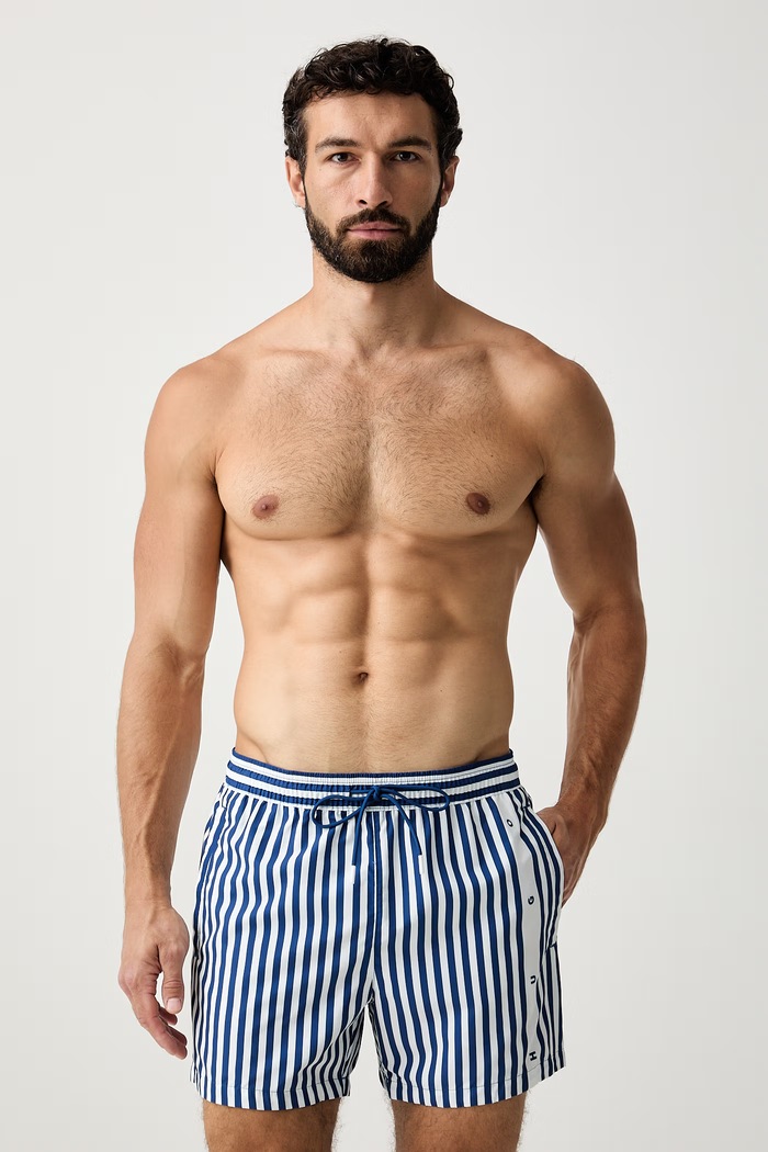 HUGO плувни шорти мъжки COASTA_Swim short син 50566616