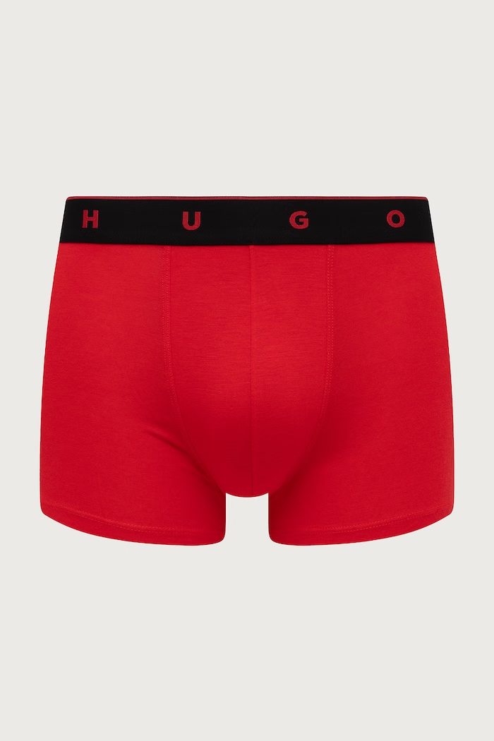 Odzież HUGO Bokserki dopasowane męskie z modalem TRUNK TRIPLET TITAN 3-pack 50566294 czarny