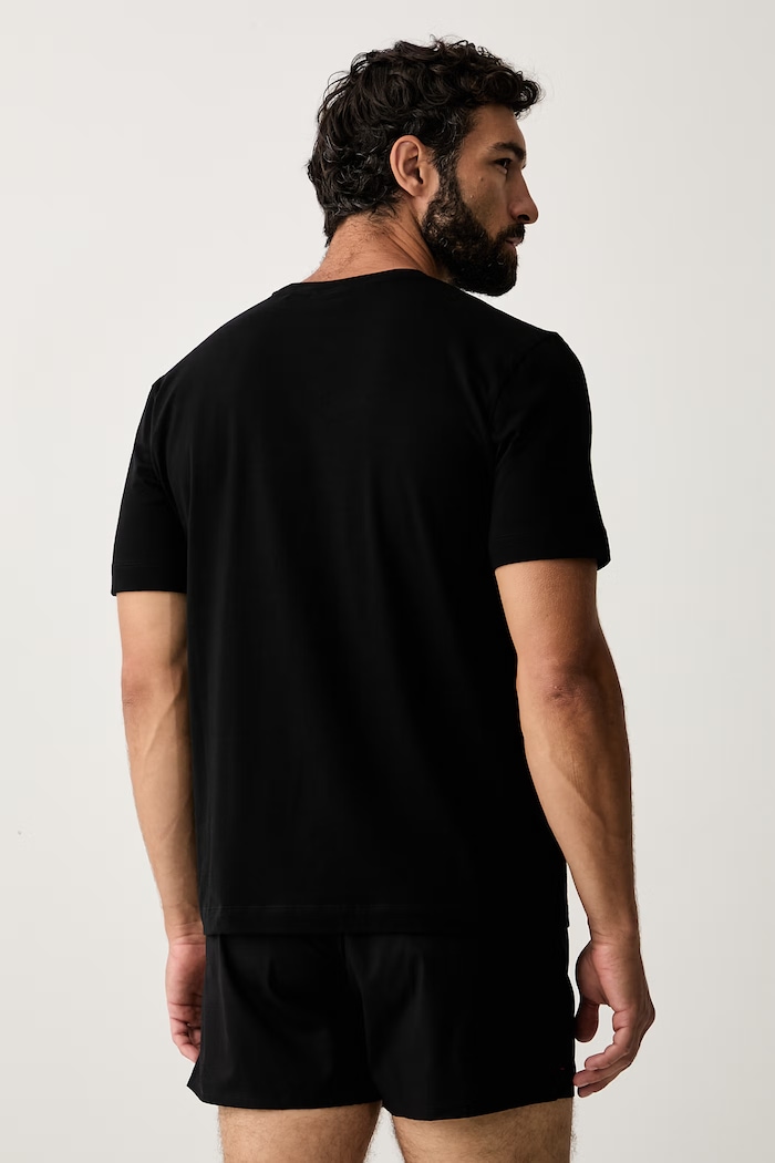 Îmbrăcăminte HUGO pijama din două piese pentru bărbați cu bumbac SOREN SHORT SET 50575408 negru