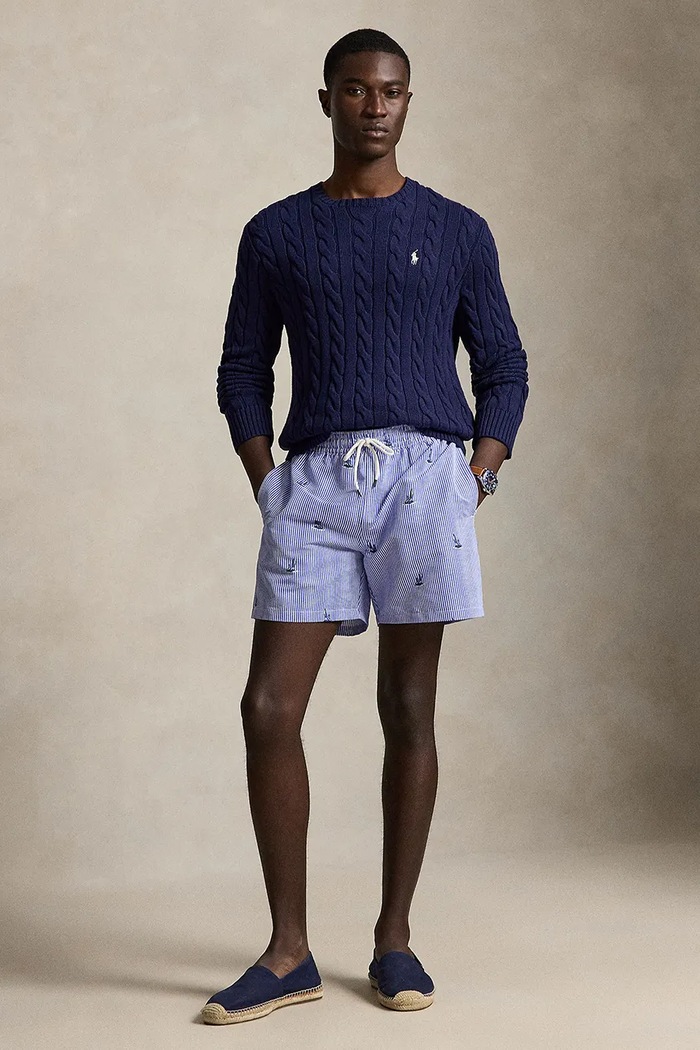 Odzież Polo Ralph Lauren szorty kąpielowe męskie 710B18028 niebieski