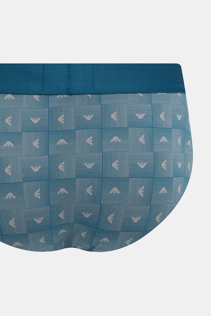 Emporio Armani Underwear slipy męskie bawełniane z elastanem 2-pack granatowy EM000251.AF25040
