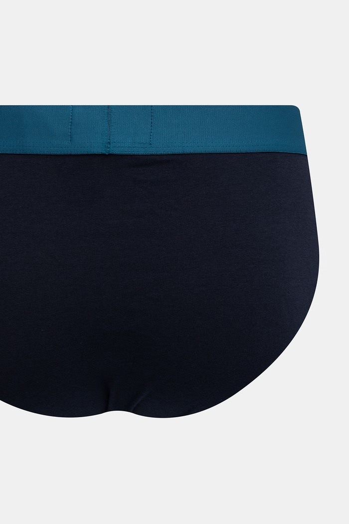Emporio Armani Underwear slipy męskie bawełniane z elastanem 2-pack EM000251.AF25040 granatowy