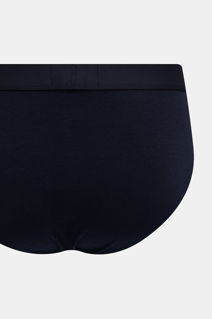 Emporio Armani Underwear slipy męskie bawełniane z elastanem 2-pack granatowy EM000251.AF25040