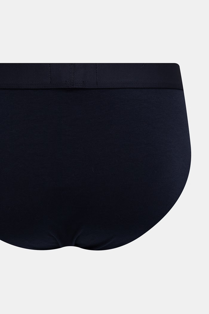 Emporio Armani Underwear slipy męskie bawełniane z elastanem 2-pack granatowy EM000251.AF25040