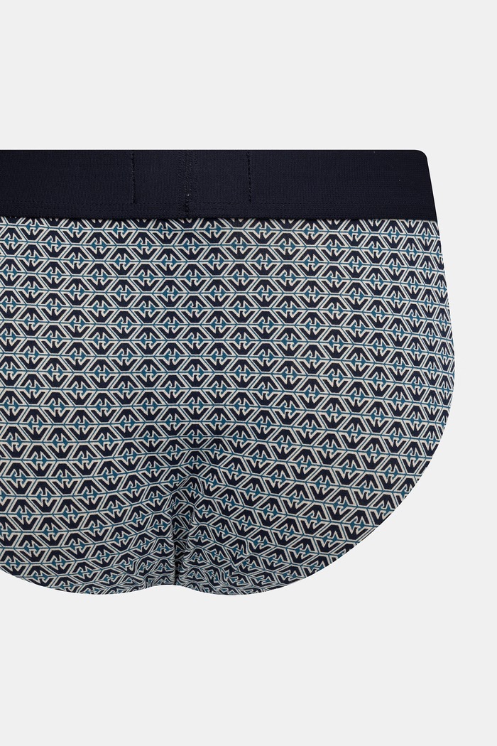 Emporio Armani Underwear slipy męskie bawełniane z elastanem 2-pack EM000251.AF25040 granatowy
