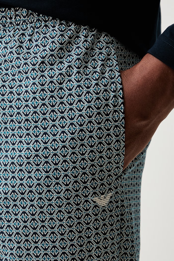 Emporio Armani Underwear piżama męska bawełniana EM003782.AF25040