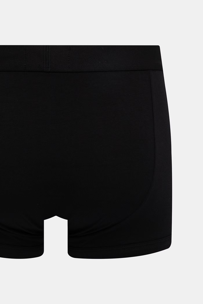 Odzież Emporio Armani Underwear bokserki męskie bawełniane z elastanem 3-pack EM002205.AF25033 czarny