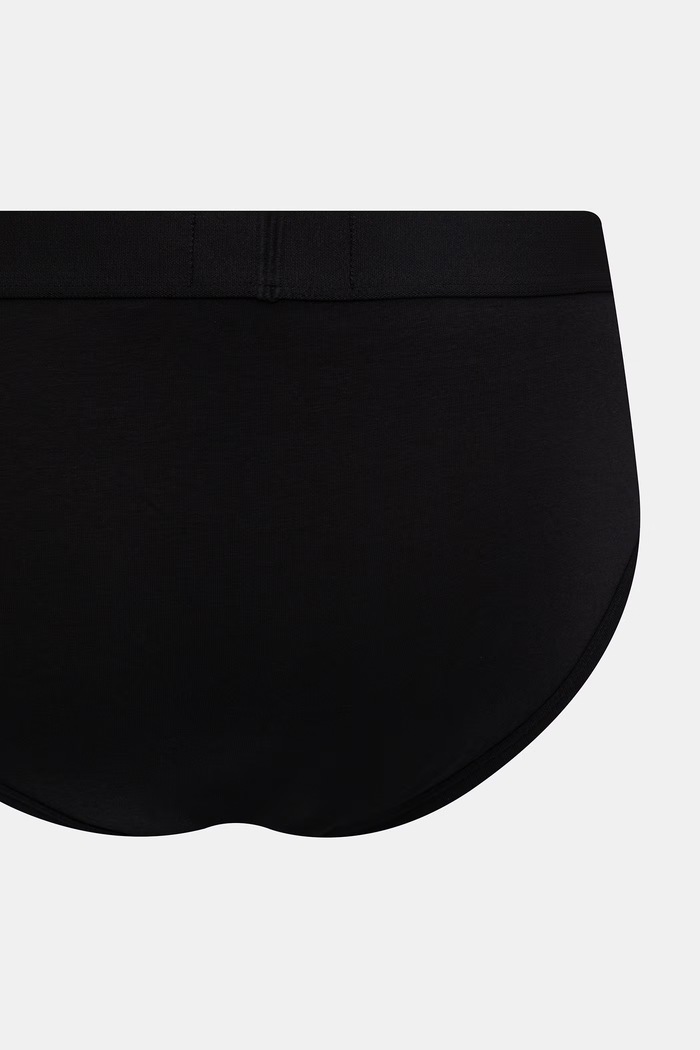 Odzież Emporio Armani Underwear slipy męskie z bawełną 3-pack EM002154.AF25033 czarny