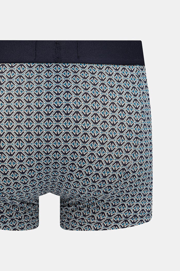 Emporio Armani Underwear bokserki dopasowane męskie bawełniane z elastanem 2-pack granatowy EM001014.AF25040