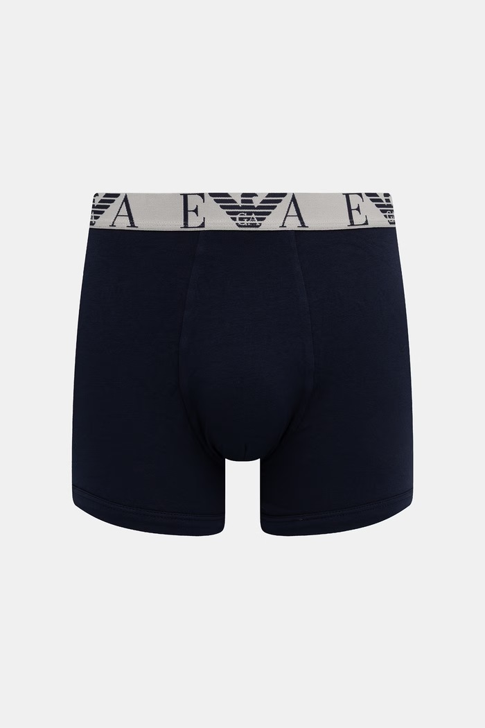 Emporio Armani Underwear bokserki męskie z bawełną 3-pack EM000261.AF25018 szary AW26