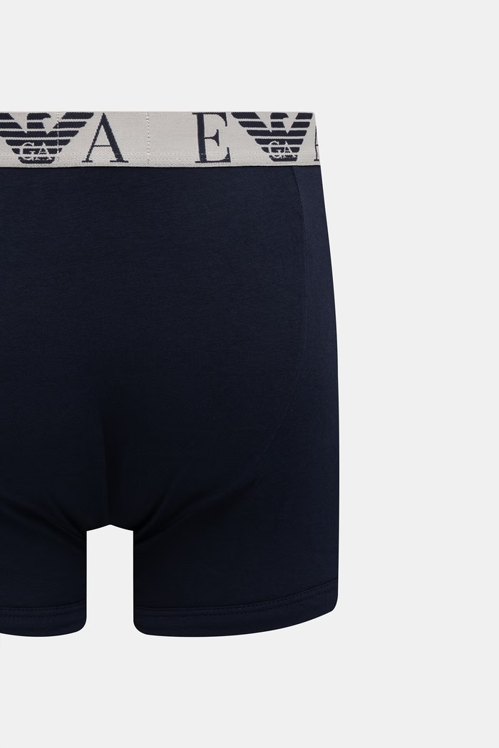 Emporio Armani Underwear bokserki męskie z bawełną 3-pack EM000261.AF25018 szary