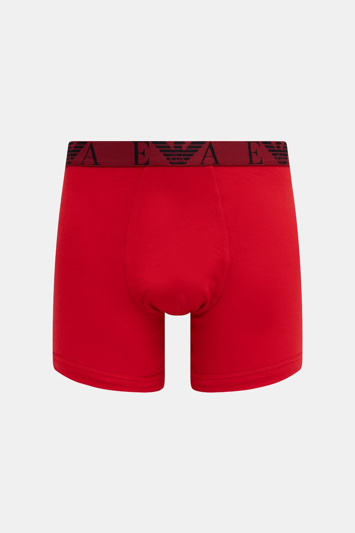 Emporio Armani Underwear bokserki męskie z bawełną 3-pack EM000261.AF25018 czarny AW26