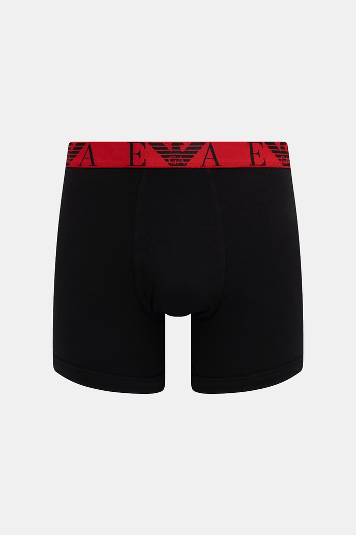 Odzież Emporio Armani Underwear bokserki męskie z bawełną 3-pack EM000261.AF25018 czarny