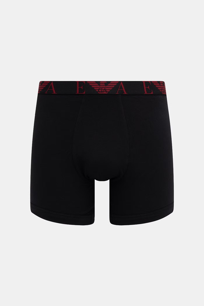 Emporio Armani Underwear bokserki męskie z bawełną 3-pack czarny EM000261.AF25018