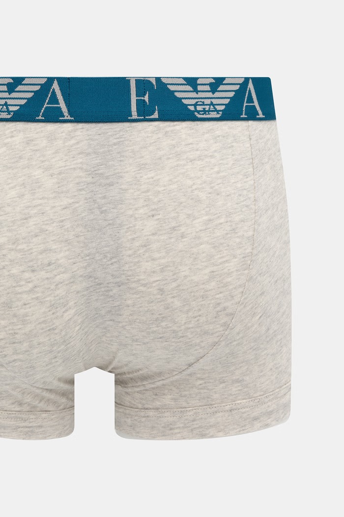 Emporio Armani Underwear bokserki dopasowane męskie bawełniane z elastanem 3-pack EM000259.AF25018 szary