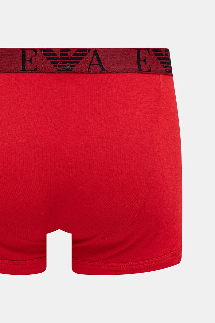 Emporio Armani Underwear bokserki dopasowane męskie bawełniane z elastanem 3-pack EM000259.AF25018 czarny