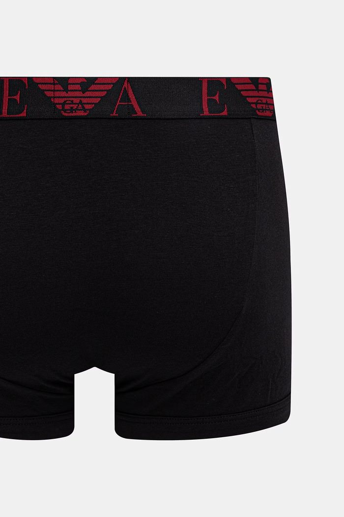 Emporio Armani Underwear bokserki dopasowane męskie bawełniane z elastanem 3-pack EM000259.AF25018