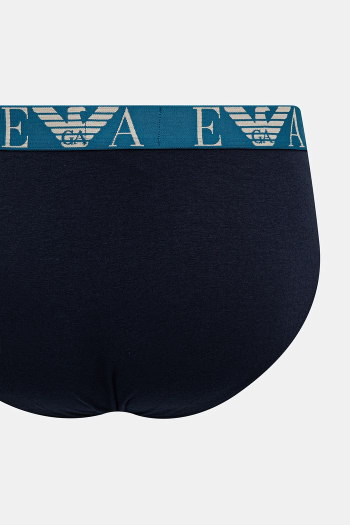 Emporio Armani Underwear slipy męskie bawełniane z elastanem 3-pack EM000258.AF25018