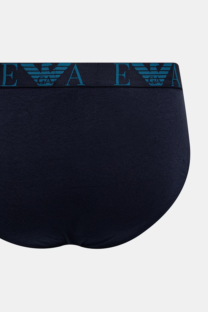 Emporio Armani Underwear slipy męskie bawełniane z elastanem 3-pack EM000258.AF25018