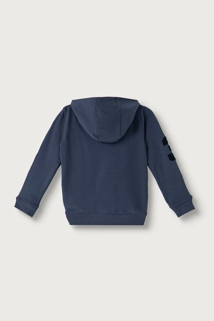 U.S. Polo Assn. Bluza z kapturem dziecięca z bawełną USP4410.98.116 niebieski AW26