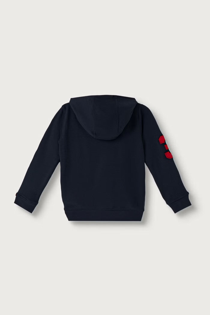 U.S. Polo Assn. Bluza z kapturem dziecięca z bawełną USP4410.98.116 granatowy AW26