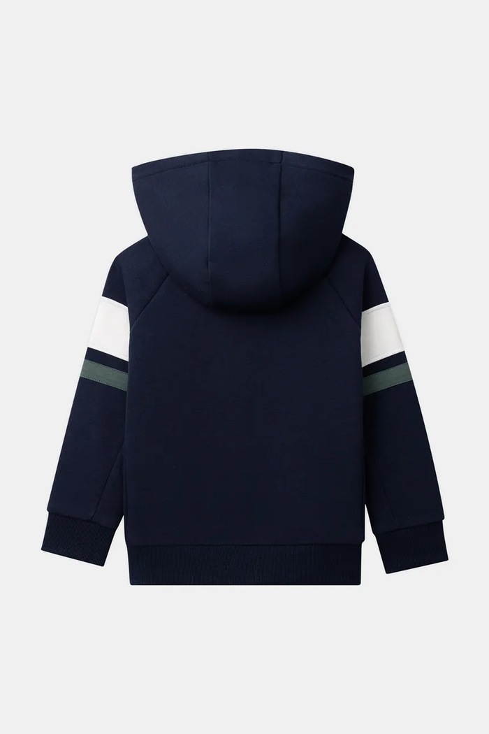 Sergent Major Bluza rozpinana z kapturem dziecięca z bawełną 26H3PGG3JGH.98.104 granatowy AW26