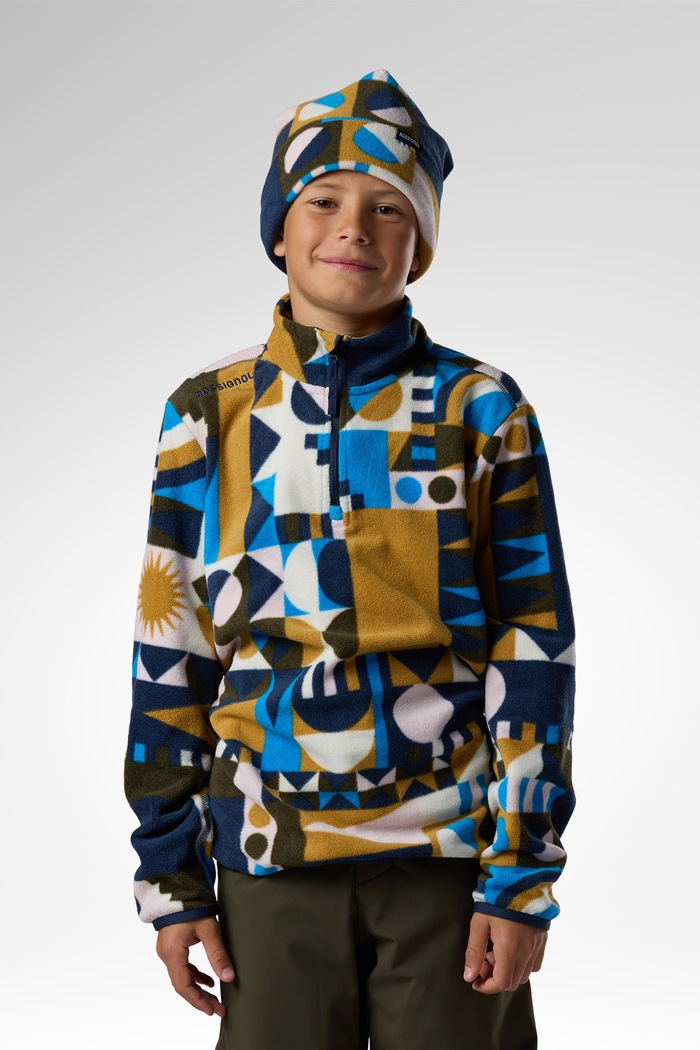 Rossignol Bluza dziecięca polarowa AR FLEECE niebieski RLPYL01