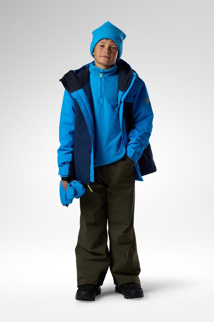 Bluza rozpinana dziecięca polarowa CE JACKET Rossignol RLPYL02 niebieski