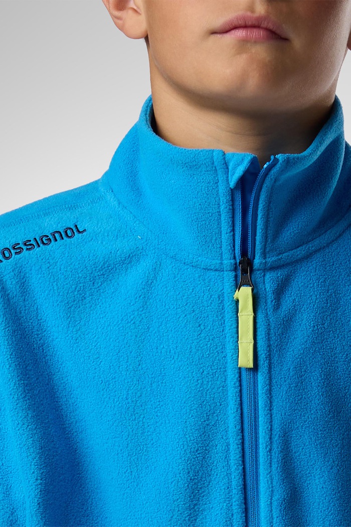 Bluza rozpinana dziecięca polarowa CE JACKET Rossignol niebieski RLPYL02