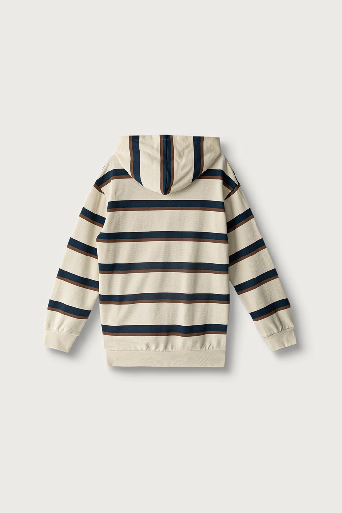 United Colors of Benetton Bluza z kapturem dziecięca bawełniana 3KHYC205W.G.Seasonal beżowy AW26