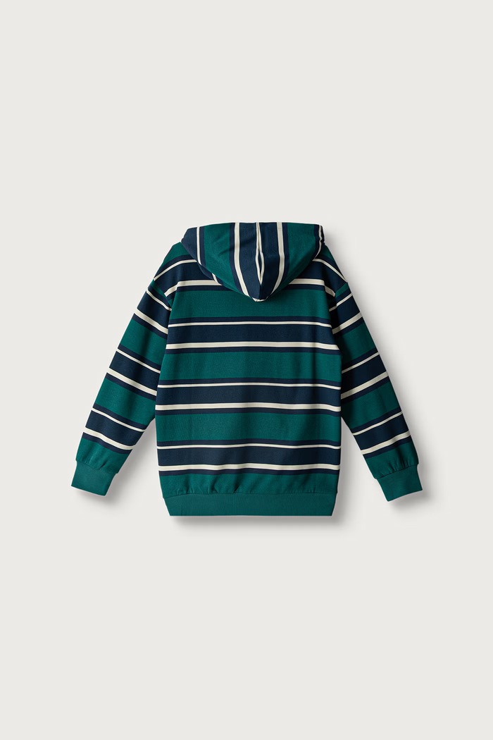 United Colors of Benetton Bluza z kapturem dziecięca bawełniana 3KHYC205W.G.Seasonal turkusowy AW26