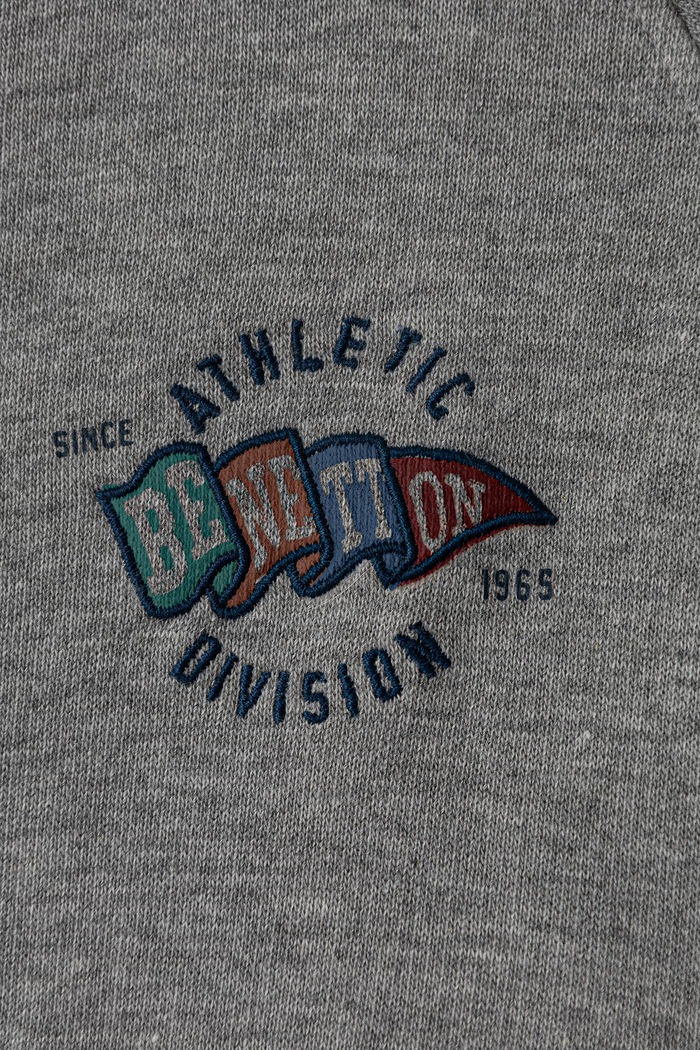 Chłopiec United Colors of Benetton Bluza rozpinana dziecięca bawełniana 3J70G504I.P.Seasonal szary