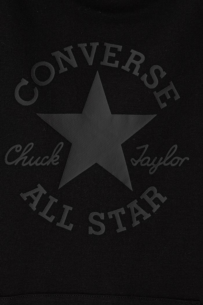 Chłopiec Converse Bluza z kapturem dziecięca z bawełną 9CH002.9BY2 czarny
