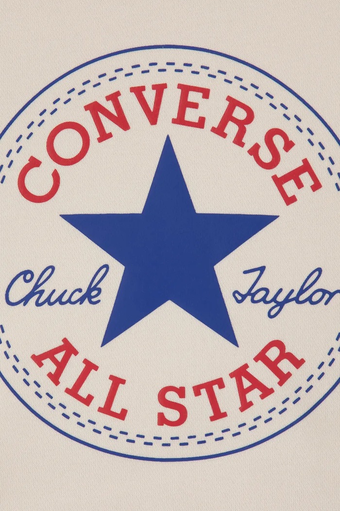Chłopiec Converse Bluza z kapturem dziecięca z bawełną 8CJ628 biały