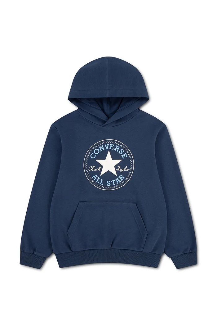 Converse Bluza z kapturem dziecięca z bawełną granatowy 8CJ628