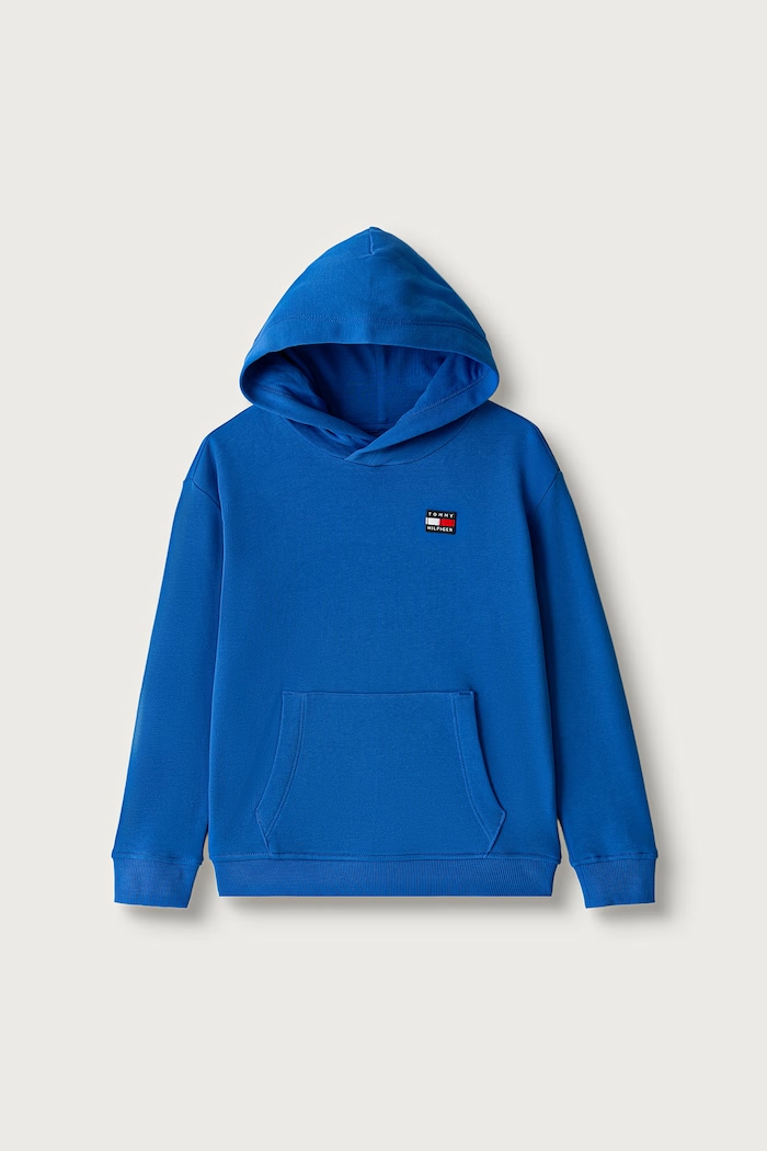 Tommy Hilfiger Bluza z kapturem dziecięca bawełniana KS0KS00772.104.122.9BY2 niebieski AW26