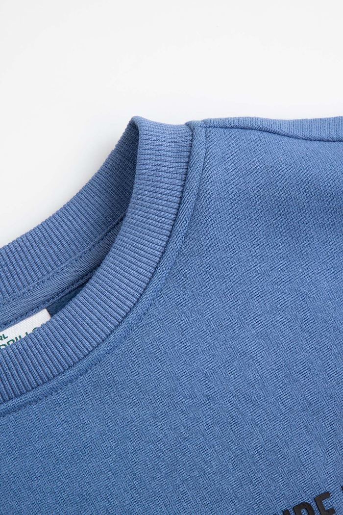 Chłopiec Coccodrillo Bluza dziecięca z bawełną ZC6132604WBJ niebieski